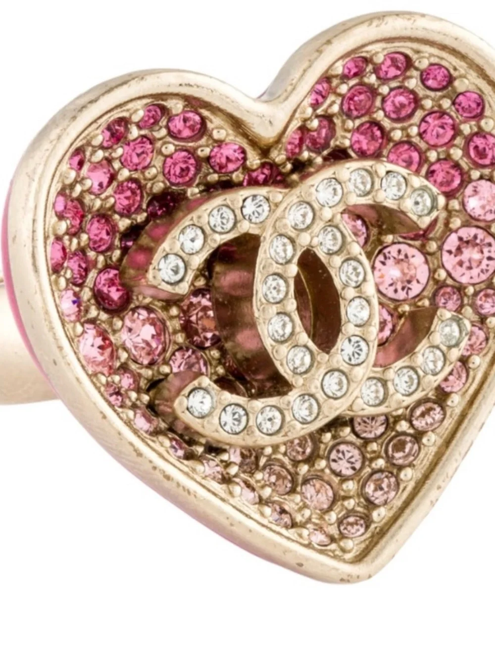 Chanel Heart Cocktail Ring